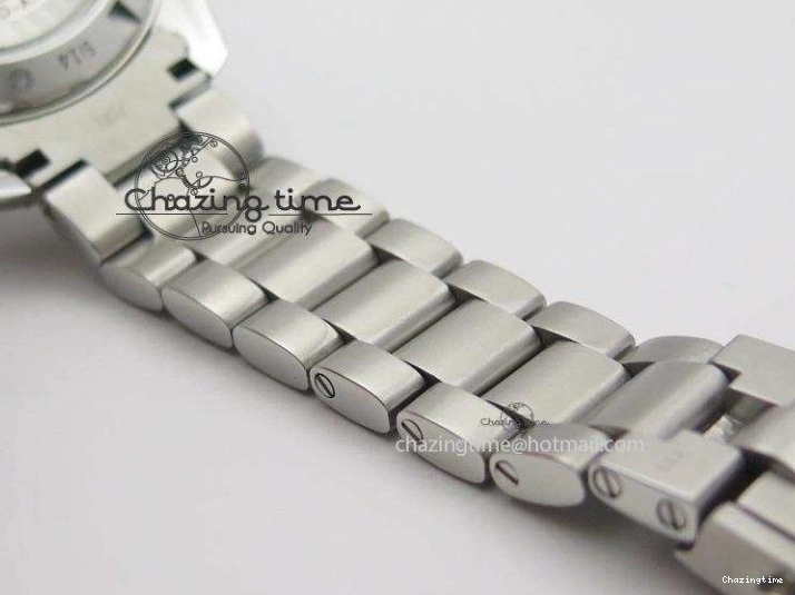 1229 Planet Ocean GMT 42mm V6F 1:1 Best Edition Blue Bezel Orange Numbers On SS Bracelet A Compact 8254